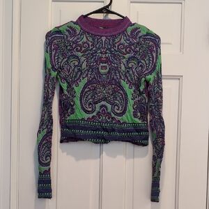 Free People Paisley Sweater